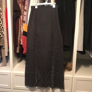 NWT WILD HONEY Black White Polka Dot Skirt Size M